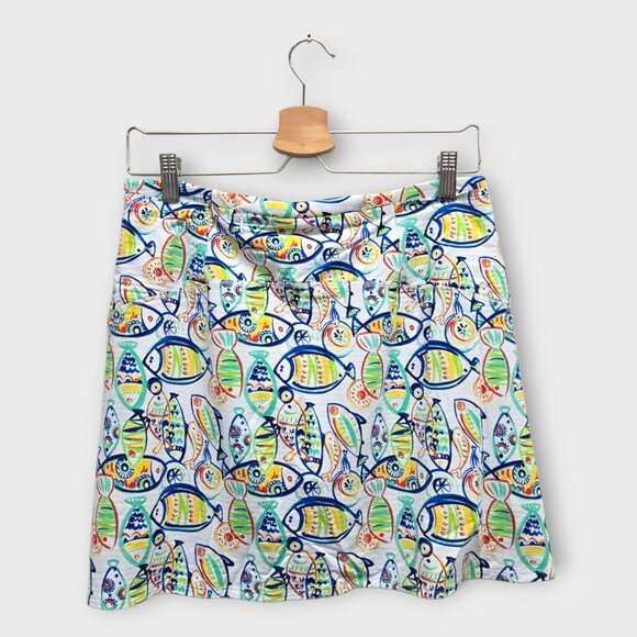 NWOT IBKUL Golf Women's Skort Print (Multicolor) - Small - Picture 2 of 2